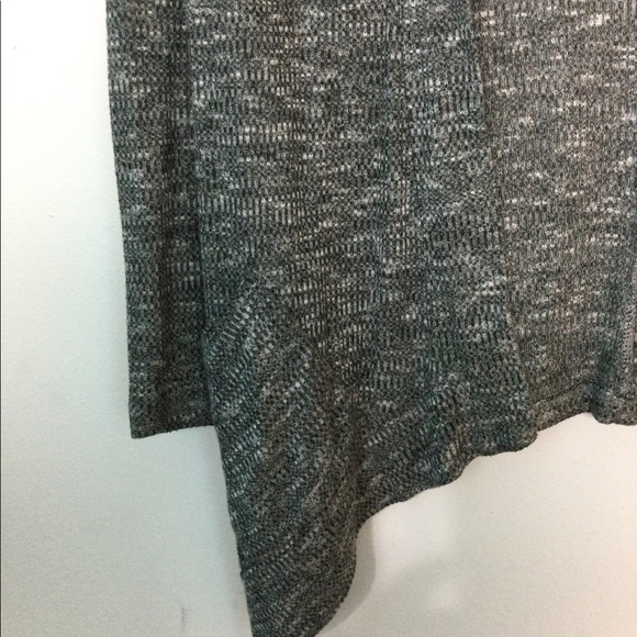Women’s St John's Bay S Small 4 - 6 Sweater Cardigan Marbled Gray Open Front NEW - Picture 6 of 8